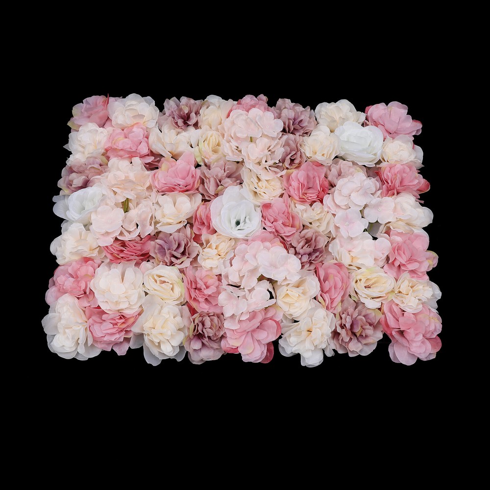 12Pcs Flower Wall Panel Artificial Flower Wall Backdrop Flower Decoration