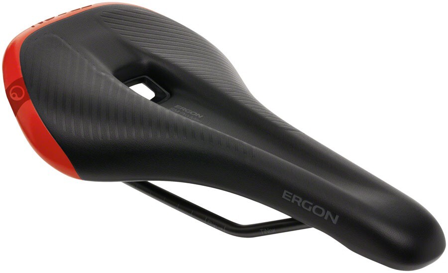 Ergon SM Pro Saddle - Risky Red, Mens, Medium/Large