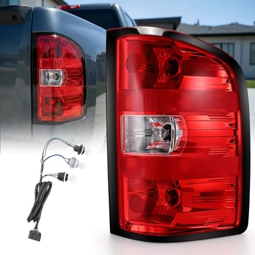Tail Lights Assembly for Chevy Silverado 1500 2007-2013 Right Passenger Side