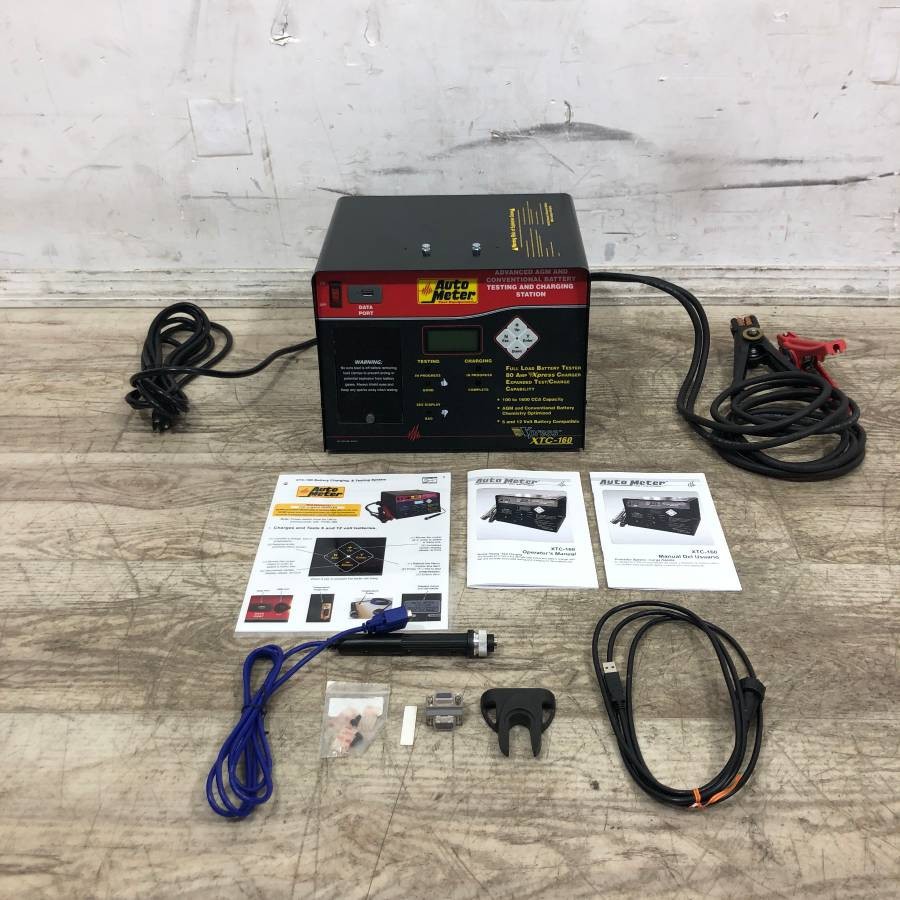 Auto Meter XTC-160 AGM Optimized Automatic Battery Tester and Fast Charger