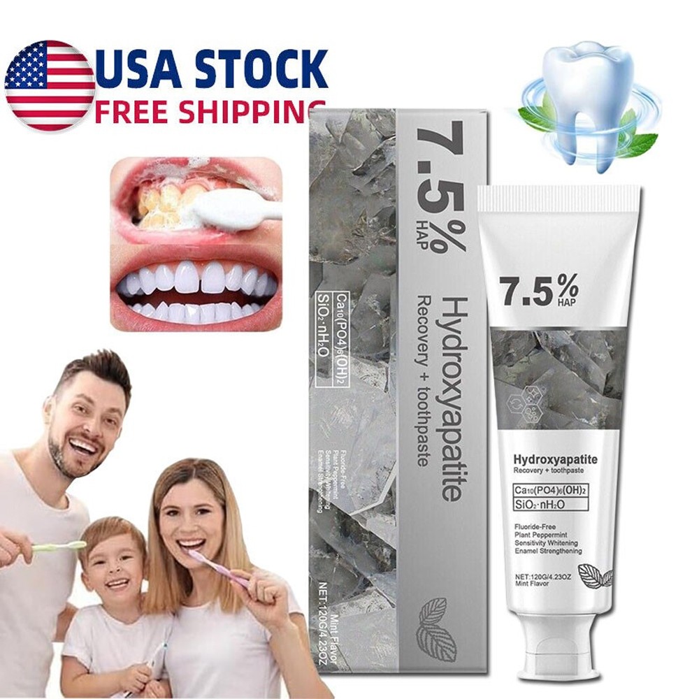 7.5% Hap Nano-Hydroxyapatite Toothpaste Remove Deep Clean For Sensitive Teeth