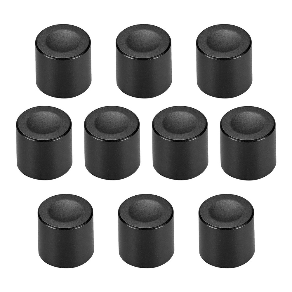 10pcs,D type 6mm Potentiometer Control Knobs For Guitar Volume Tone Knobs, Black