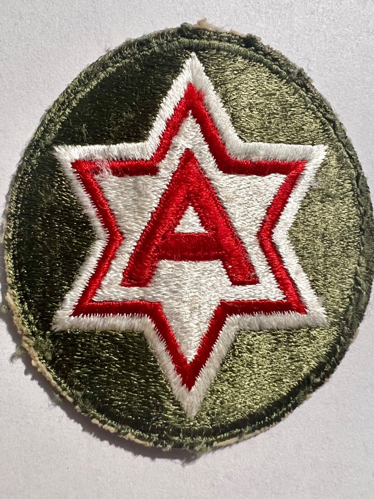 6th Army US Army Patch WWII Vintage