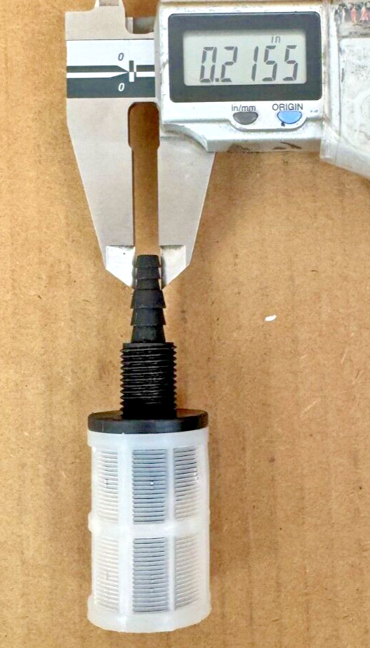 BLUE-WHITE FOOT VALVE/STRAINER PN: C-340-E