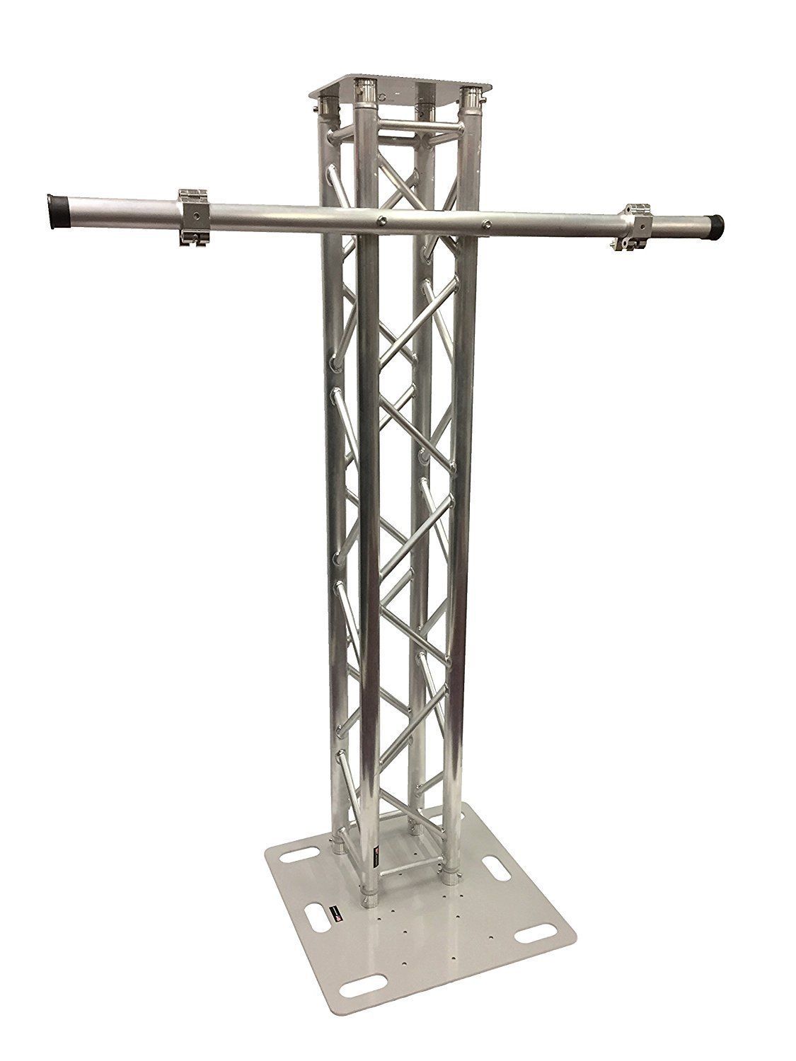 6.56FT 2 Meter Aluminum Plasma TV Mount Stand Stage/Club DJ Lighting Truss Tower