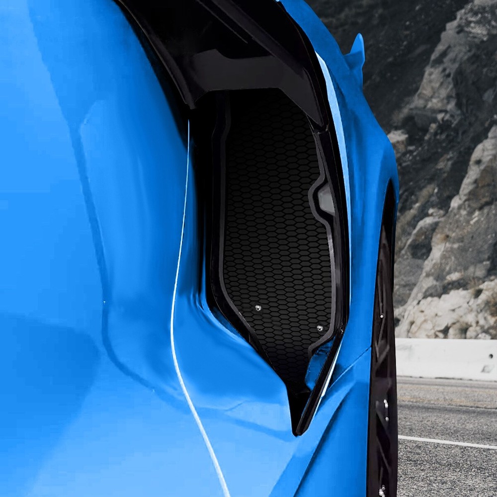 Side Intake Mesh Grille Insert Guard For Corvette C8 2020-2024 Filler Screen US