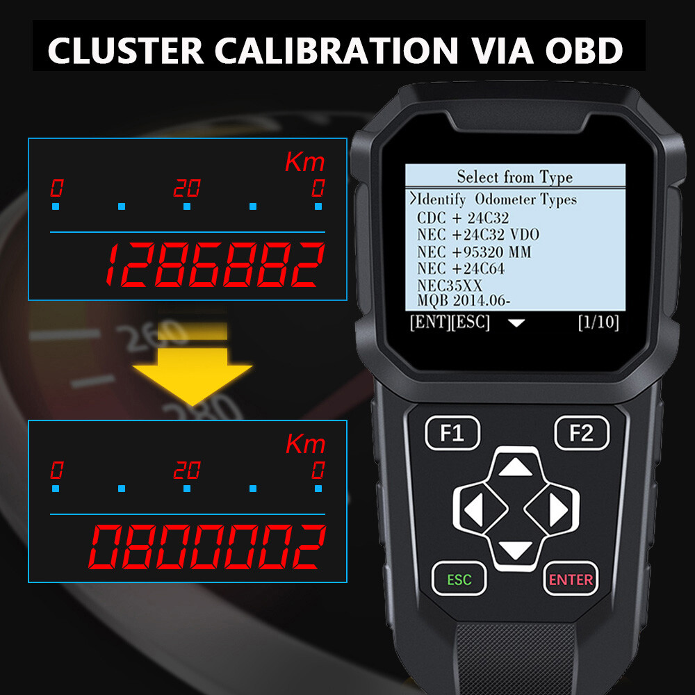 OBDPROG MT401 Professional Mileage Adjustment Odometer Correction Tool OBD2 Scan