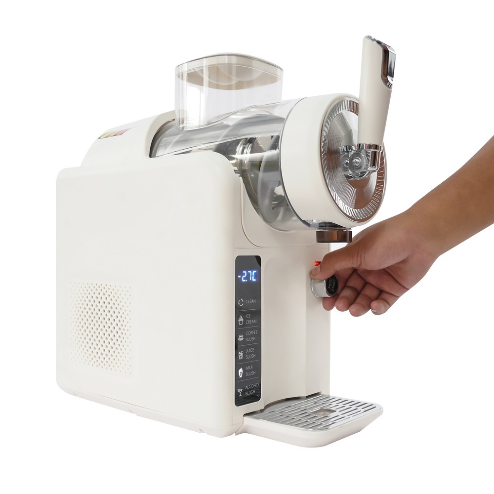 Frozen Drink Machine,shaved Ince Machine With Self-cleaning Function Beige