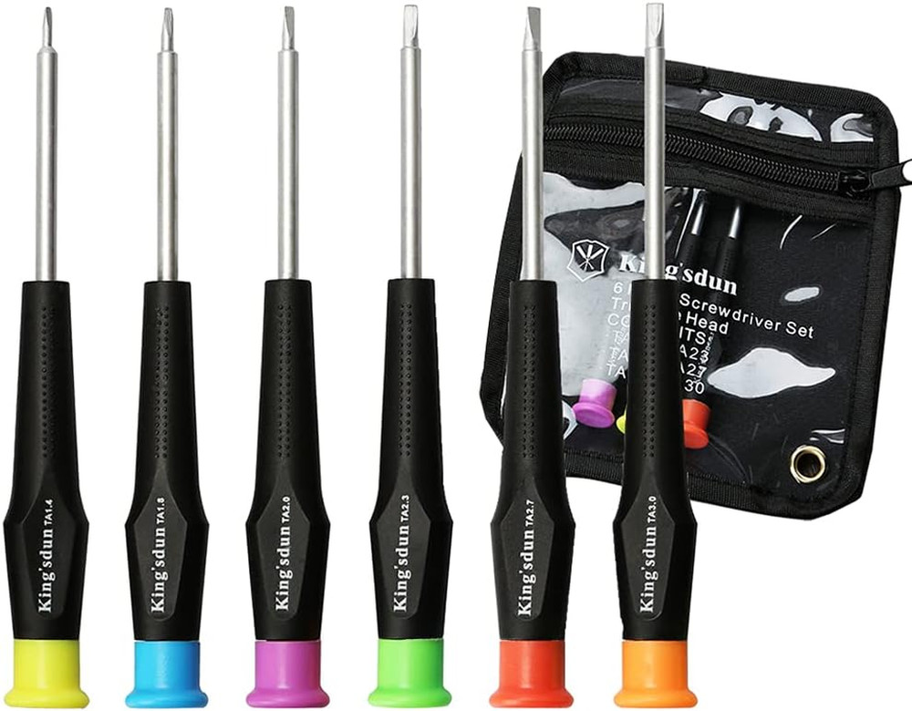6 Pieces Triangle Head Screwdriver Tool Kits for Coffee Machine Triangle Screws