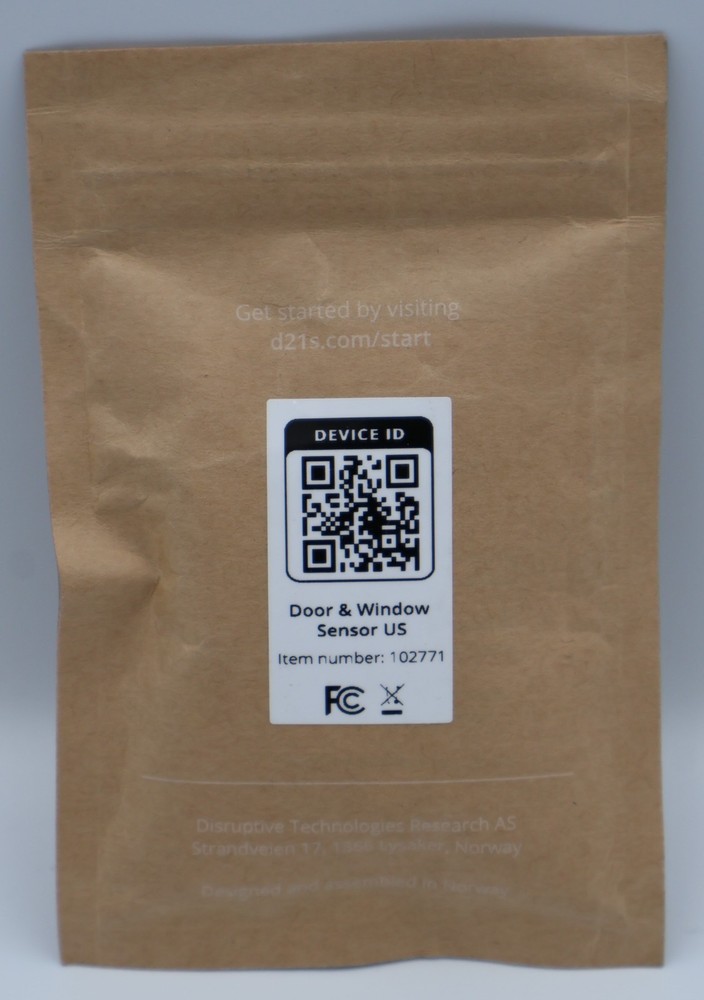 Disruptive Technologies Wireless Door & Window Sensor US (102772) NEW SEALED