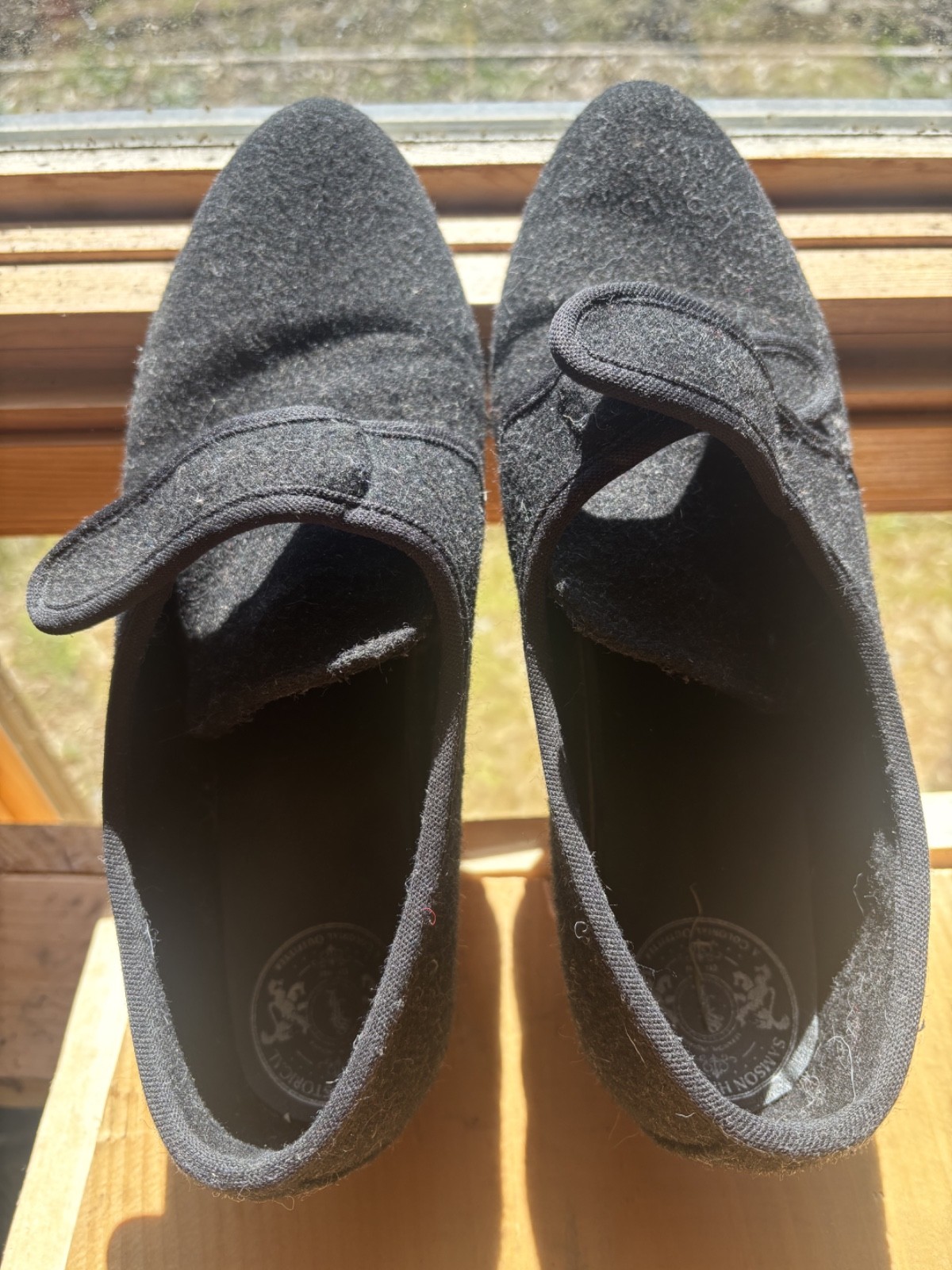 Colonial Renacting 18th Century Woolen Shoes Women's 10