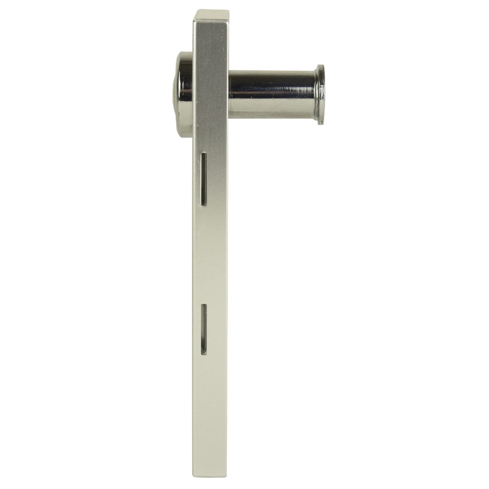 2-Note Mechanical Door Bell Chime with Button and Viewer, Silver