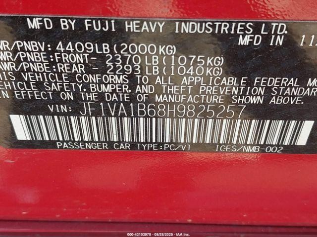 Used Telematics Interface Module fits: 2017 Subaru Wrx Communication telematics
