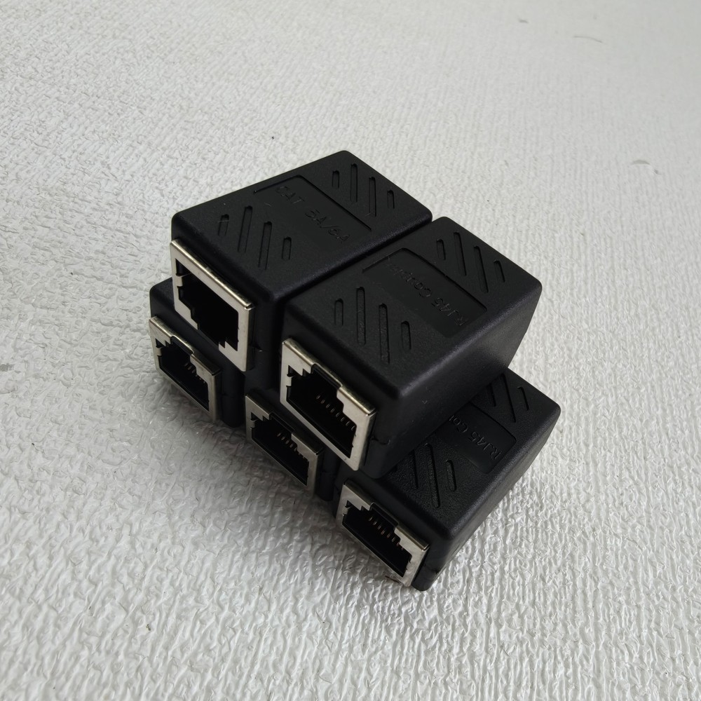 5pcs RJ45 Inline Coupler Cat7/Cat6 Ethernet Network Cable Extender Connector