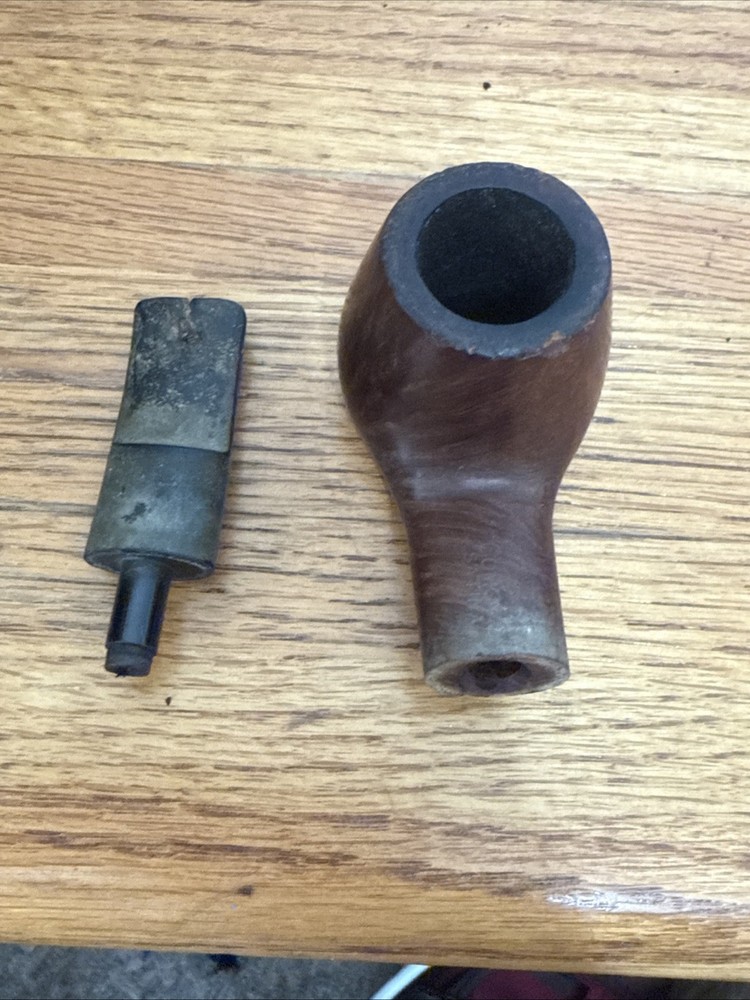 Comoy’s Satina Smooth Bent Brandy Pipe 56. Rough Shape