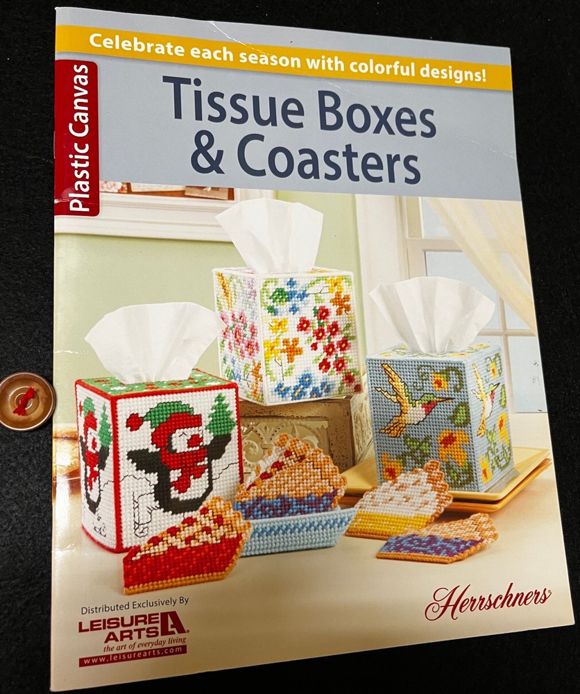 Plastic Canvas - 3 Booklets with Great Patterns - Nice Variety and Condition