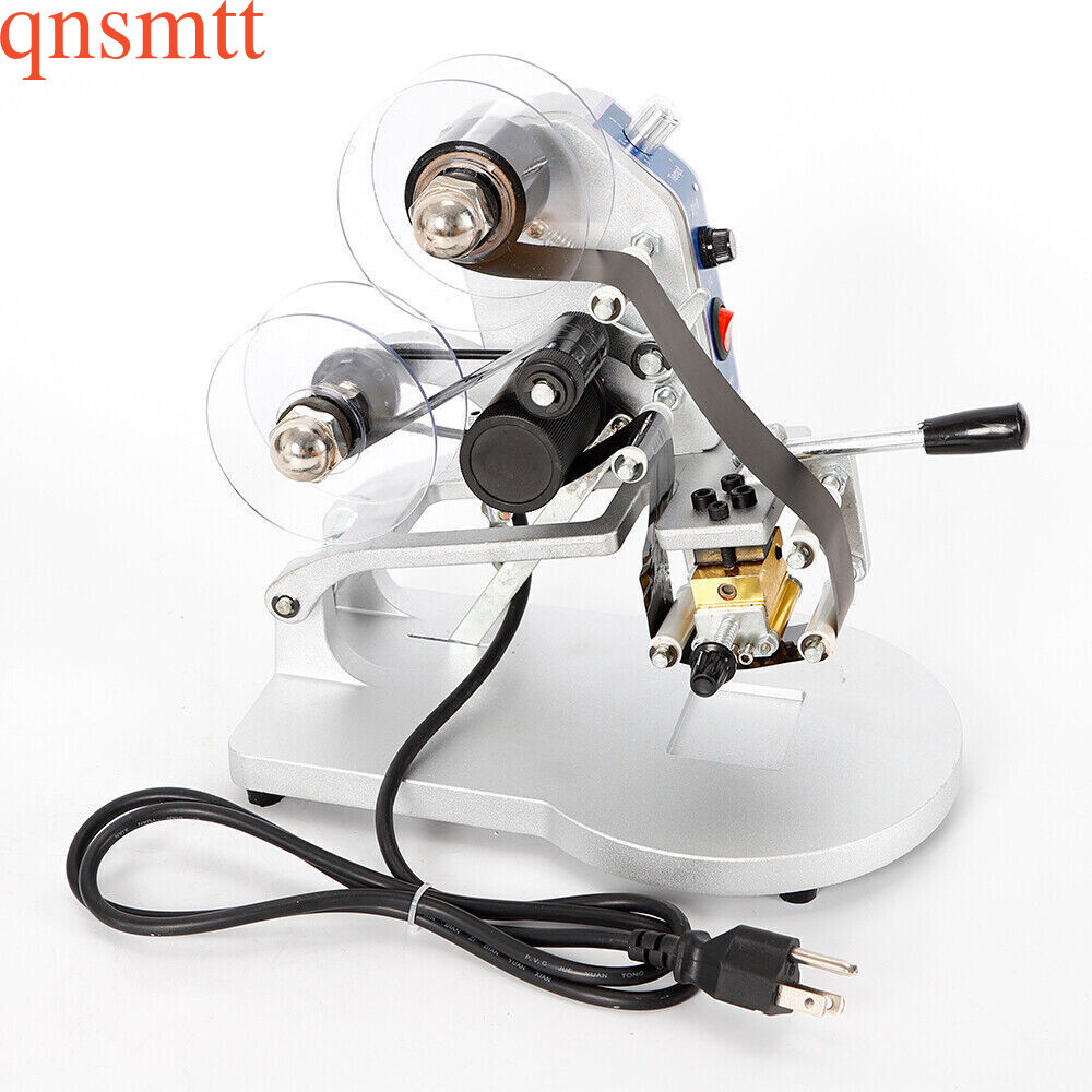 110V Manual Coding Date Business Date Printing Hot Stamping Machine Foil Machine