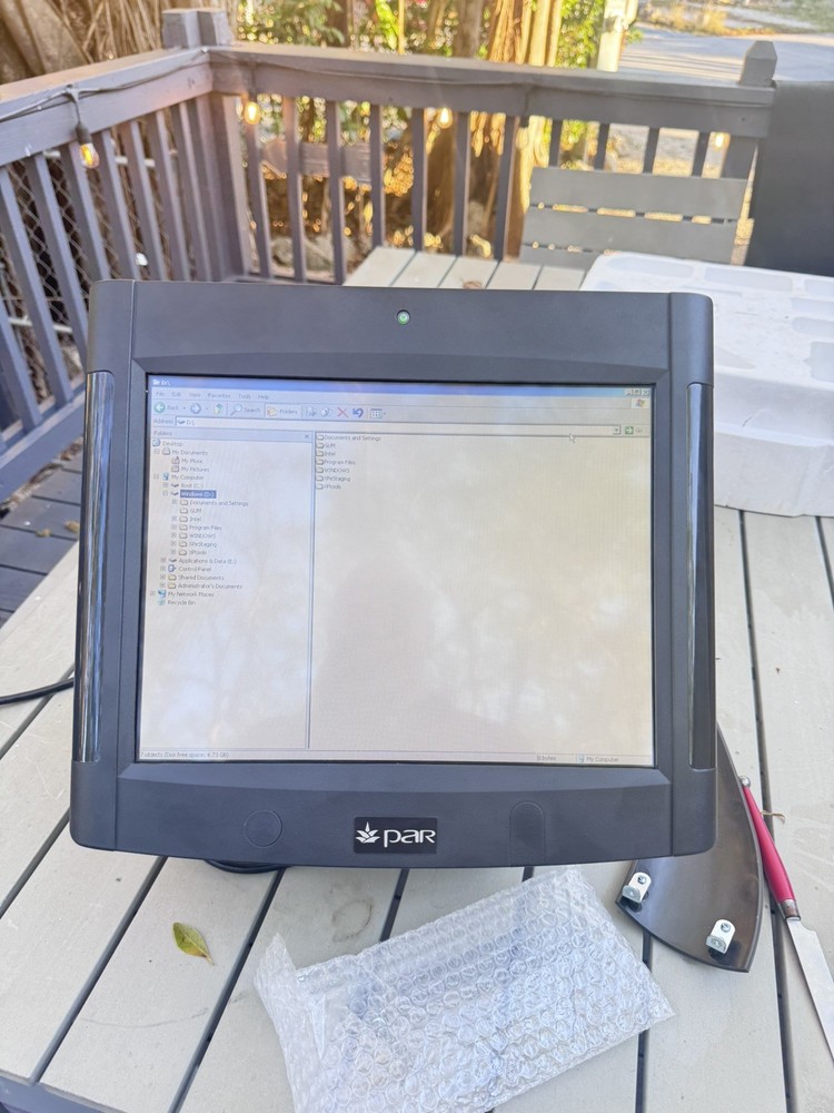 Par EverServ 6000 M7125 -01 POS Terminal windows xp fully working