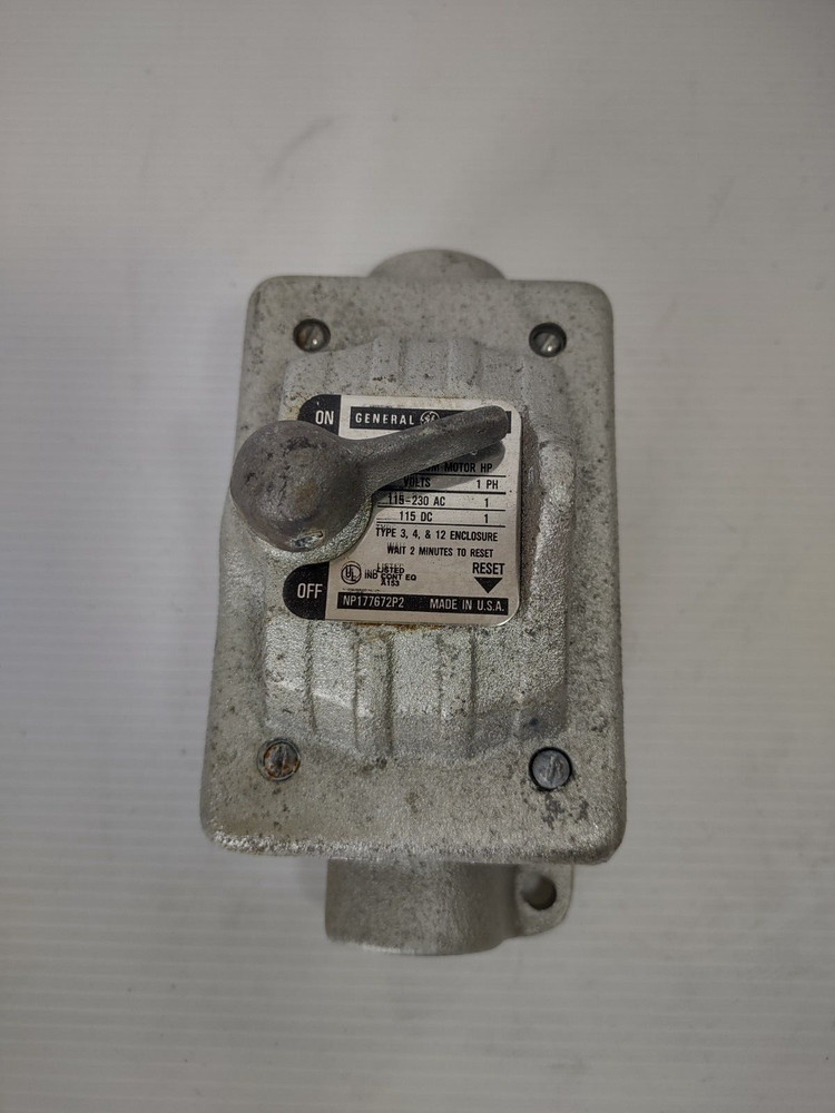 GE CR101V400J MANUAL MOTOR SWITCH 1HP