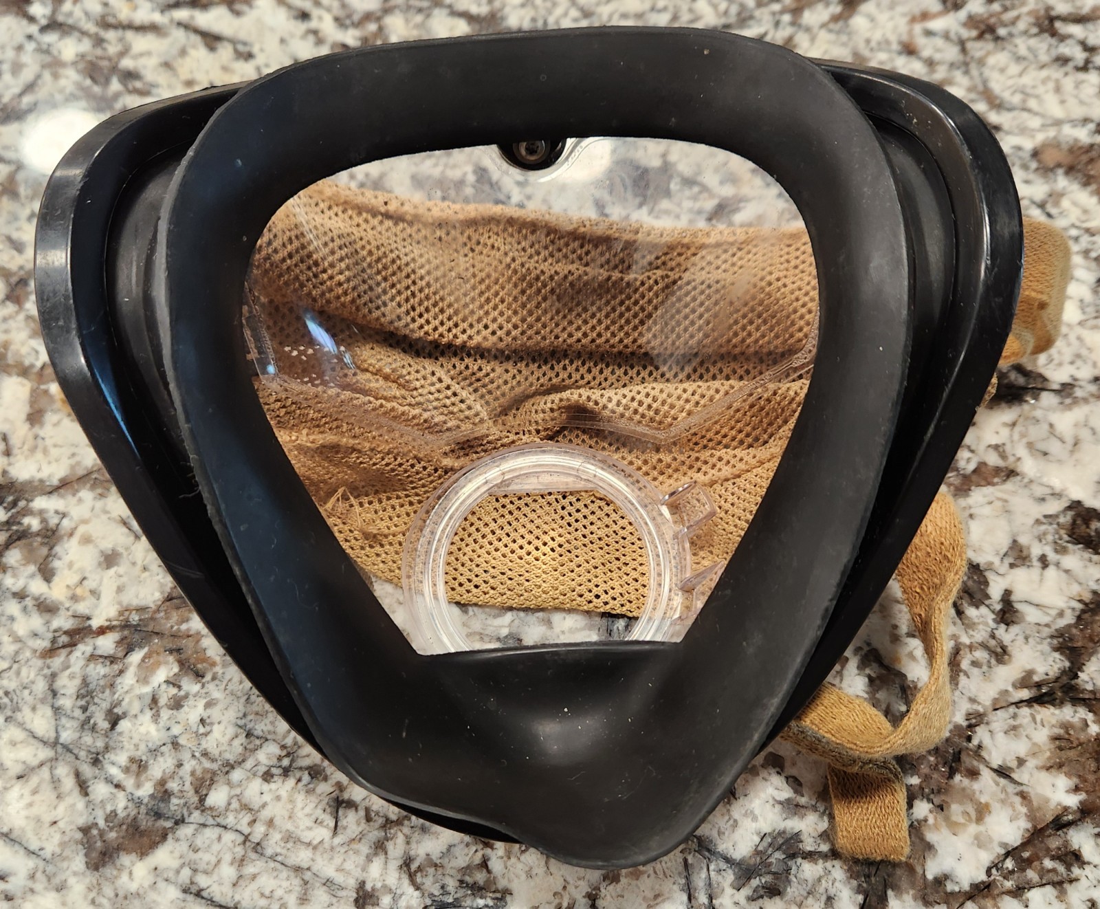 Scott O-Vista Facepiece 803921-02 USED GOOD condition SZ Large SCBA