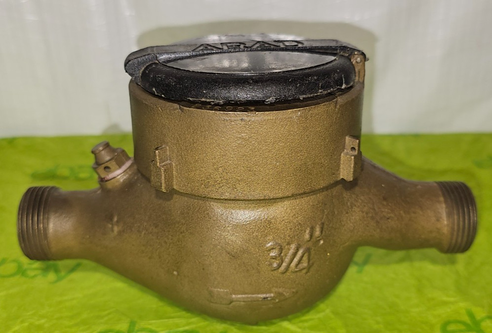 ARAD MASTER METER BRASS WATER METER 3/4"
