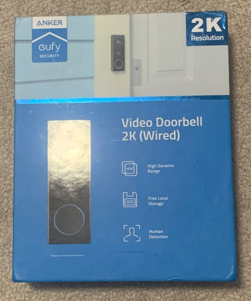 eufy Security 2K Resolution Video Doorbell - T8200