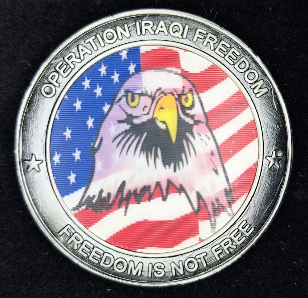 Operation Iraqi Freedom - Armed Forces Star Eagle Challenge Coin