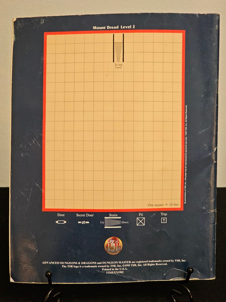 Rare Advanced Dungeons & Dragons Intro Masters Guide 1995