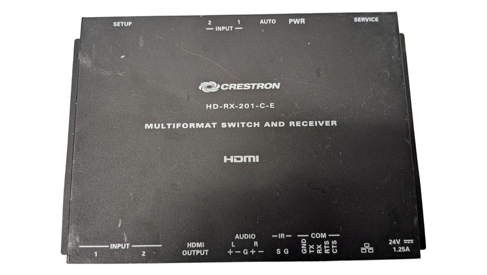 Crestron HD-RX-201-C-E HDMI Multiformat Switch & Receiver HDMI