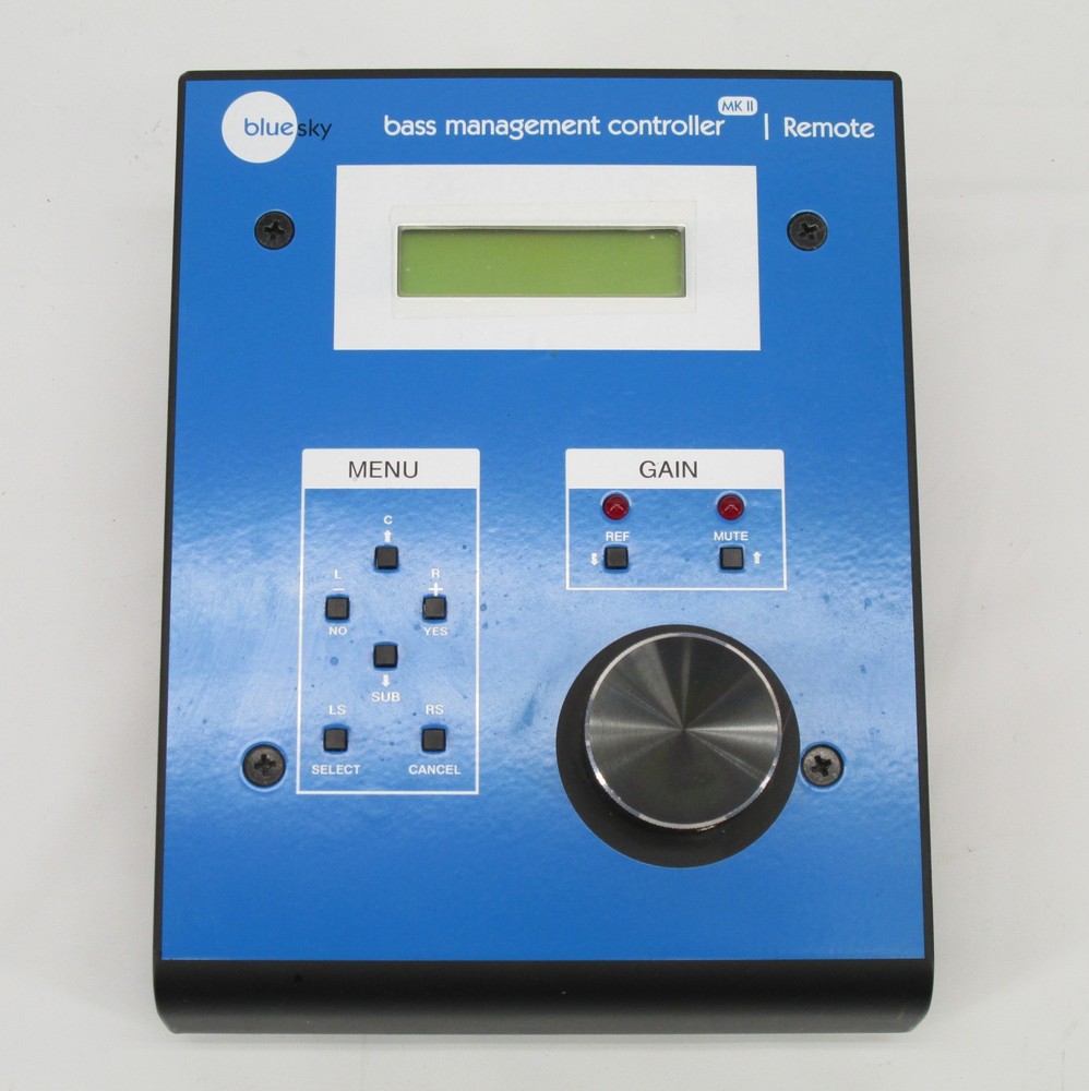 Blue Sky Bass Management Controller BMC MKII and Remote Control + Cable
