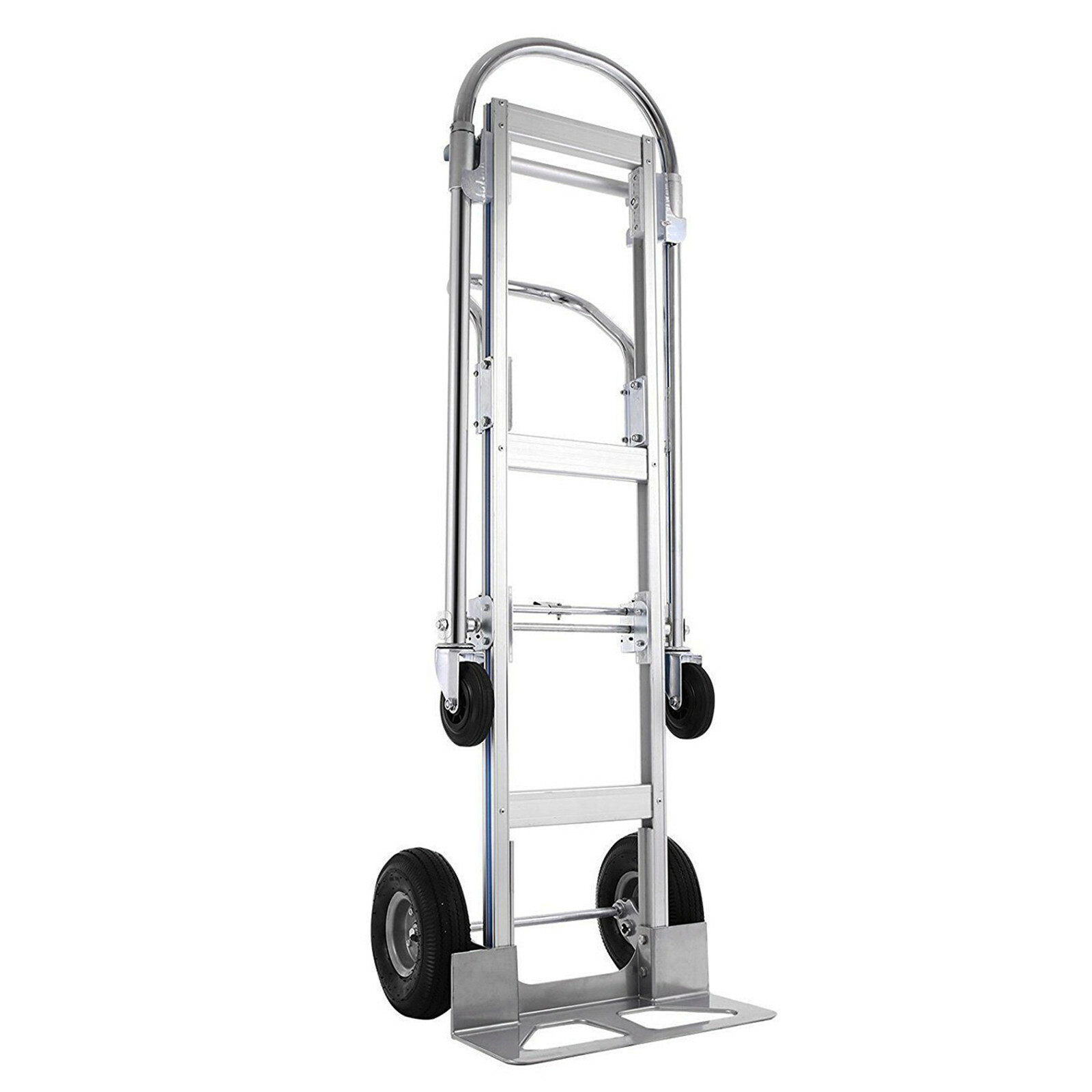 1000 Lbs Aluminum Hand Truck 2 in 1 Heavy Duty Convertible Folding Dolly Cart