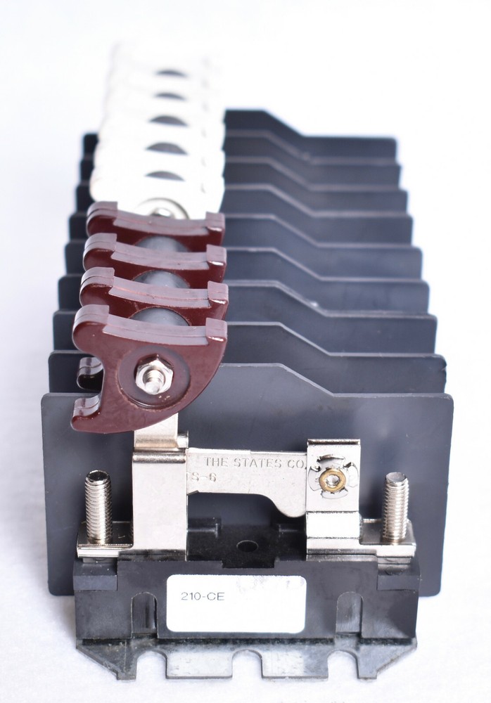 States 10-Pole Slotted Front-Connected Test Switch 210-CE
