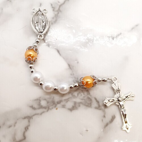 Personalized Custom Rosary Prayer Beads Crucifix with name