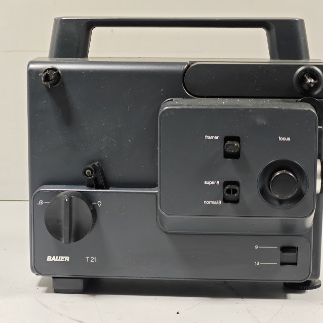 Bauer T21 Projector - Untested, Turns ON/OFF, Sold as Seen