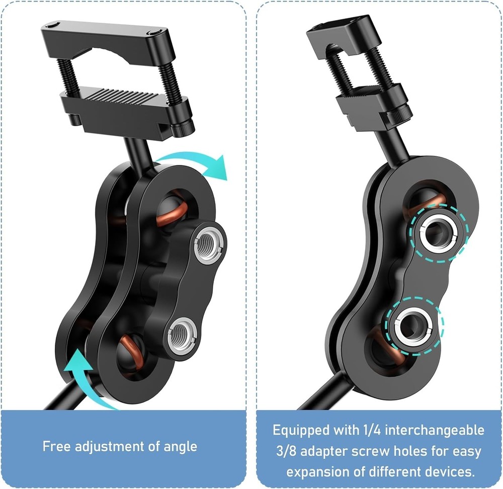 Radar Detector Rearview Mirror Mount Bracket Adjustable Holder