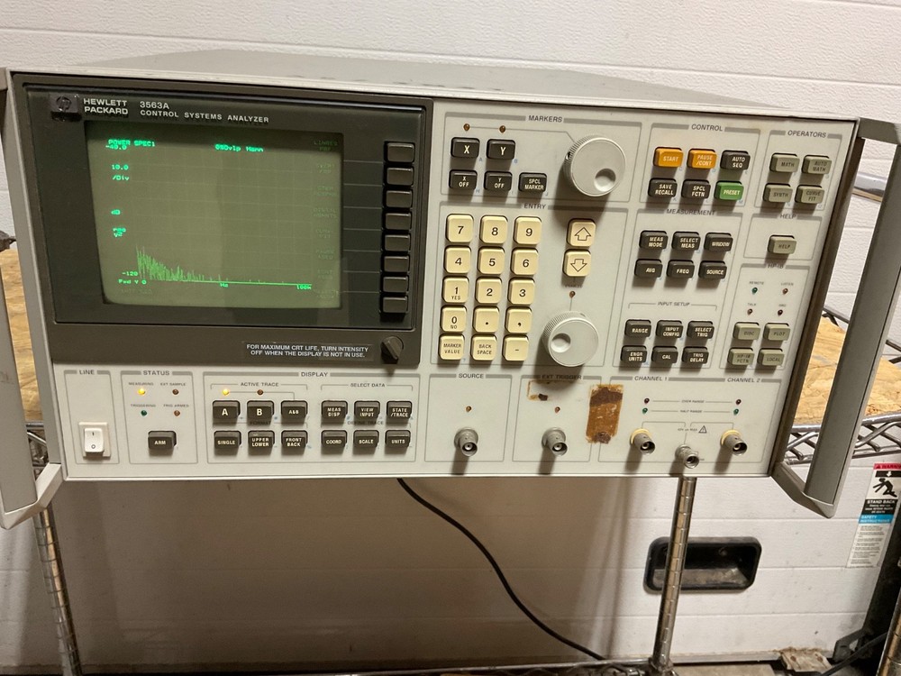 Agilent Hewlett Packard HP 3563A Control System Analyzer