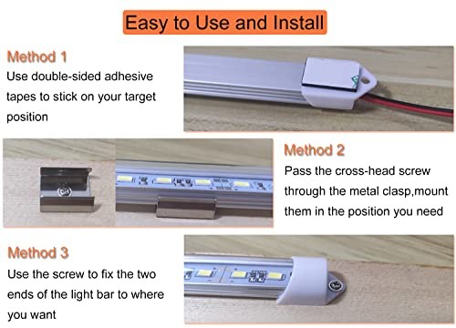 12V Interior LED Light Bar with Touchless Sensor Hand Wave Activated 12V LED