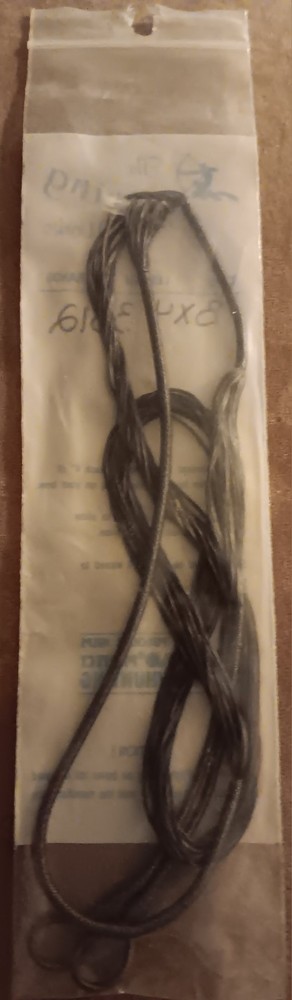 New The String Works Bow String Cable BX4 Black 35 in 12 Strands!