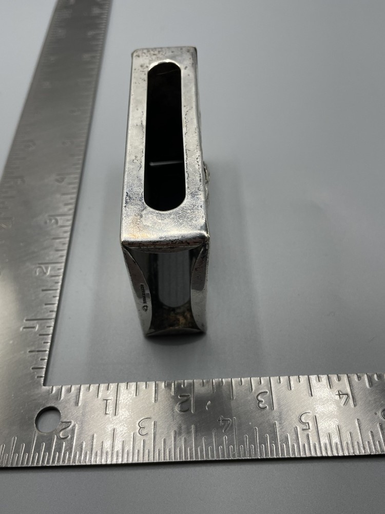 Vintage Silver Plate Cigarette Case, Danish