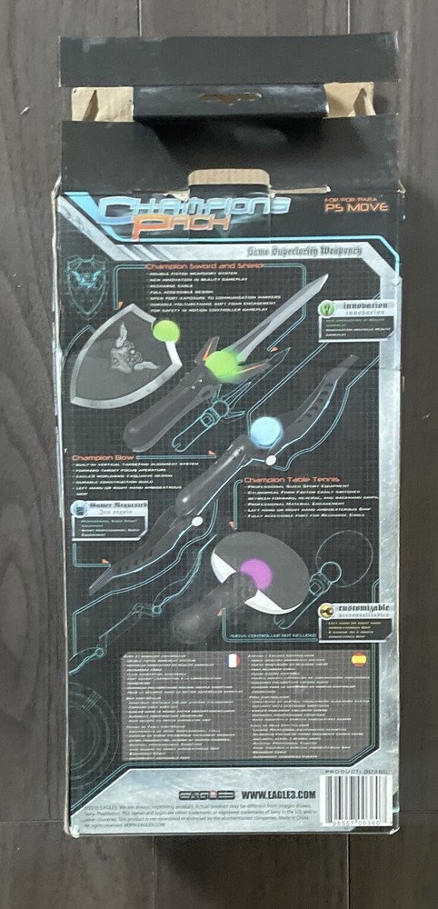 PSM Bundle Champion Pack Accessory Kit Eagle 3 NEW IN BOX PS Move