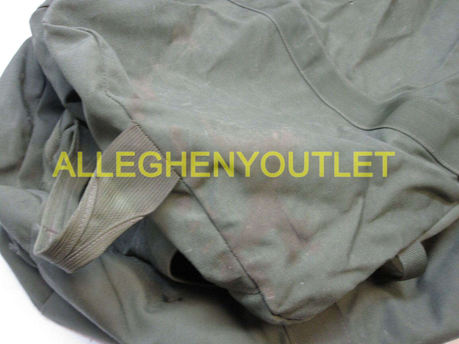 US Military IMPROVED Duffel Bag ZIPPERED Duffle Bag 8465-01-604-6541 NO PAINT