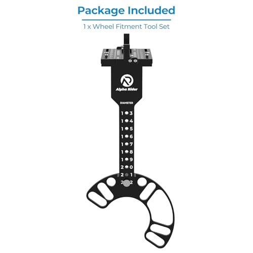 Upgraded Universal Wheel Fitment Tool for 4 and 5 Lug Wheel Bolt Pattern -