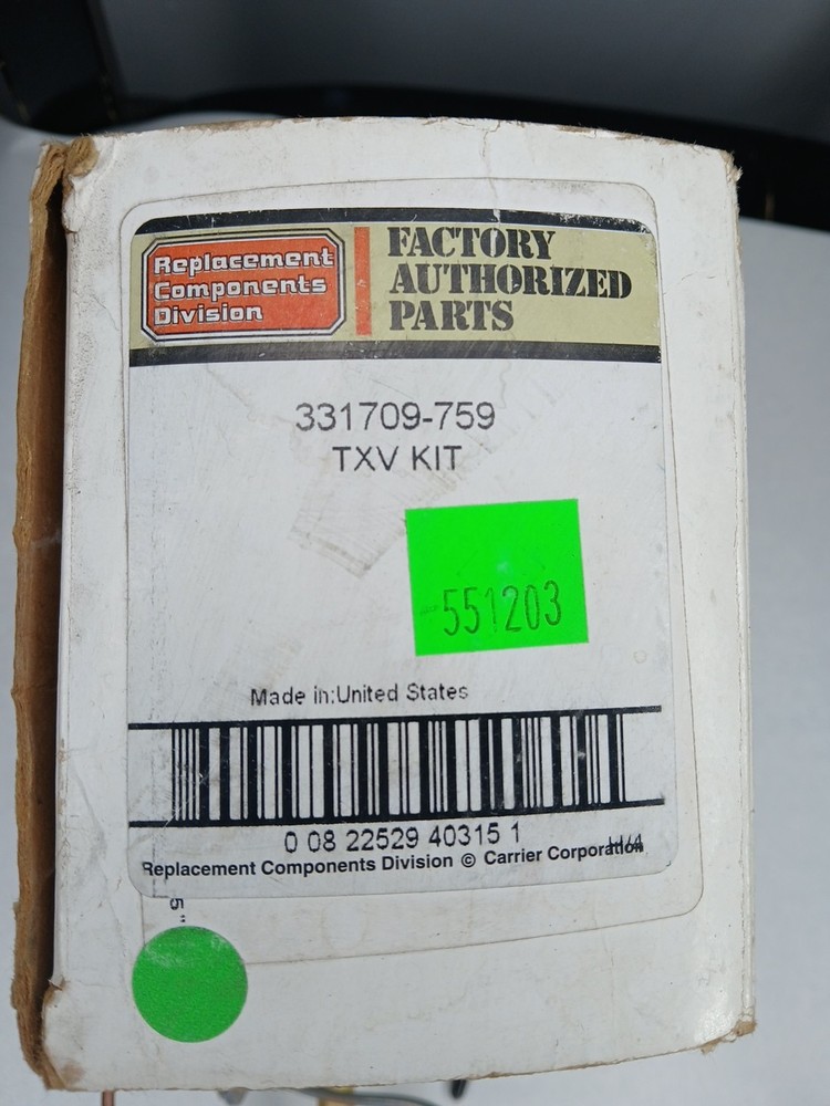 Carrier 331709-759 TXV Valve Replacement Kit
