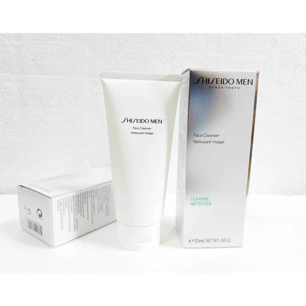 Shiseido Men Face Cleanser Full size 125 ml / 4.8 oz Brand NEW In Retail Box