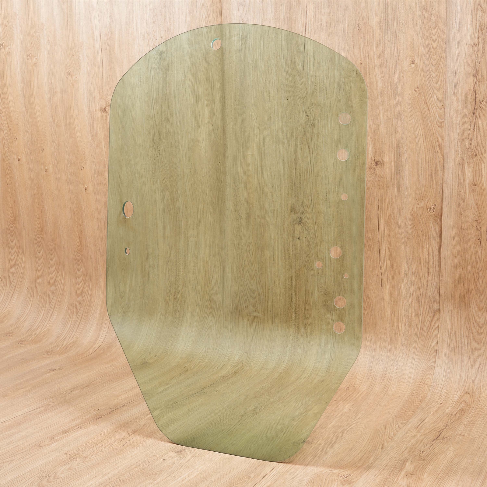 For John Deere Skid Steer & Track Loader D & E Series Clear Door Glass # T312628