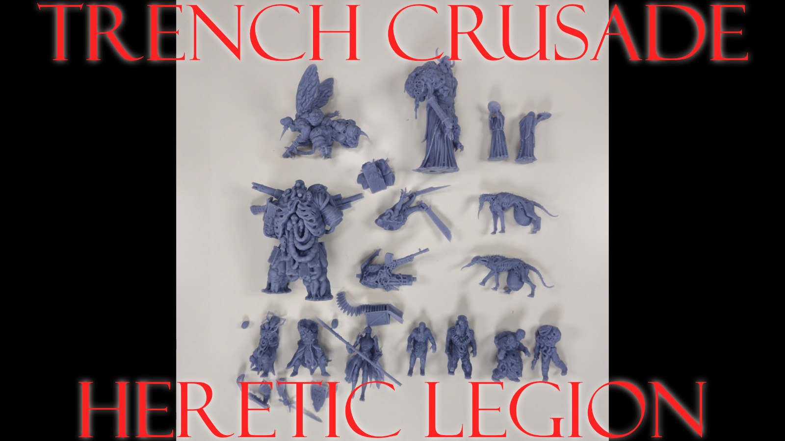 Compatible w/ Trench Crusade | Heretic Legion Units | Ready-to-ship
