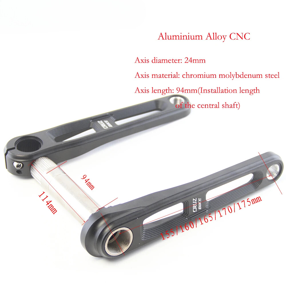 Ultralight Children's Folding Bike Crankset Hollow Tech Crank 127/140/150mm