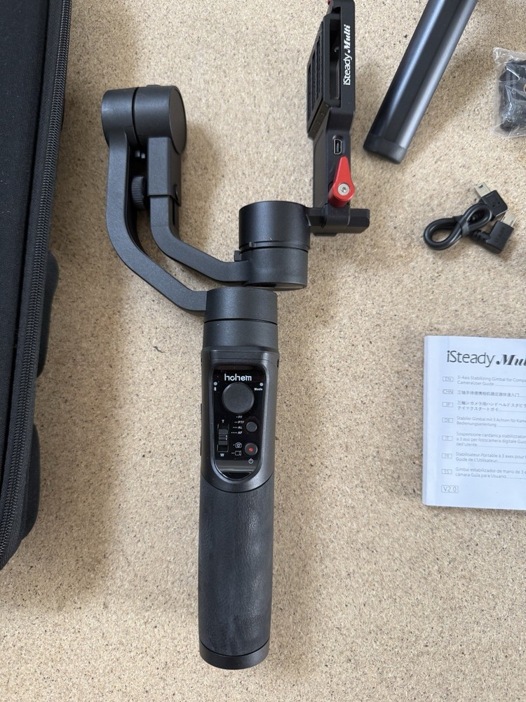 Hohem iSteady Multi 3-Axis Handheld Stabilizer Gimbal for Small Cameras As Is