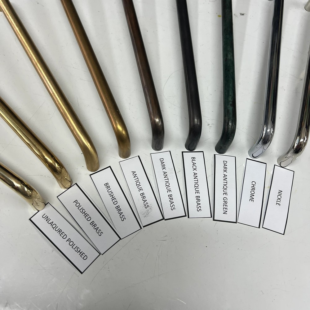 6 sets 1/2" offset Solid Brass Rare 5" Ice Box Catch Lever old style kitchen