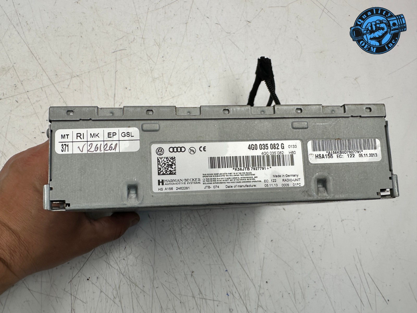 2013-2017 AUDI A4 A5 A6 A7 Q5 Q7 S4 S5 SQ5 RADIO RECEIVER MODULE OEM 4G0035082G